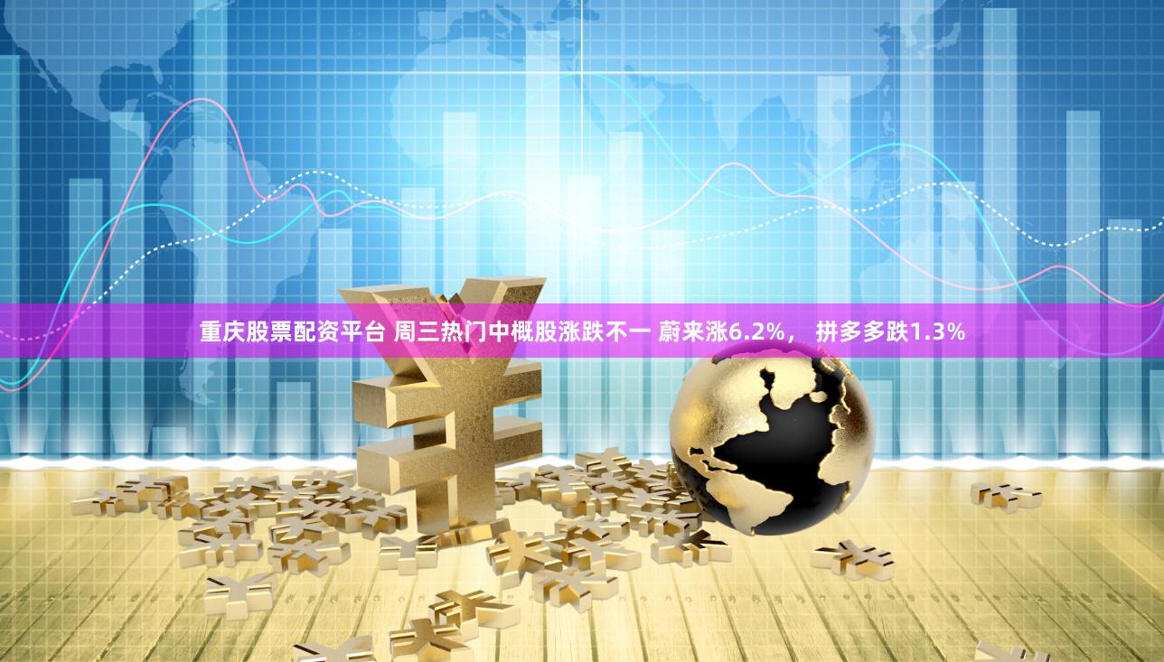 重庆股票配资平台 周三热门中概股涨跌不一 蔚来涨6.2%， 拼多多跌1.3%