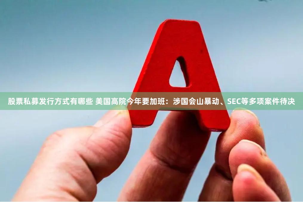 股票私募发行方式有哪些 美国高院今年要加班：涉国会山暴动、SEC等多项案件待决