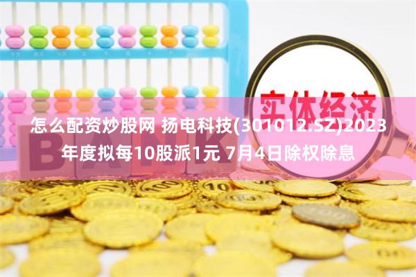怎么配资炒股网 扬电科技(301012.SZ)2023年度拟每10股派1元 7月4日除权除息